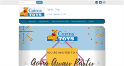 Desktop Screenshot of cairnstoys.com
